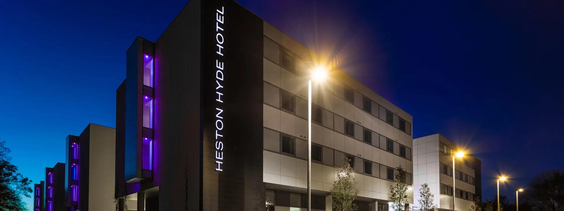Heston Hyde Hotel   London header